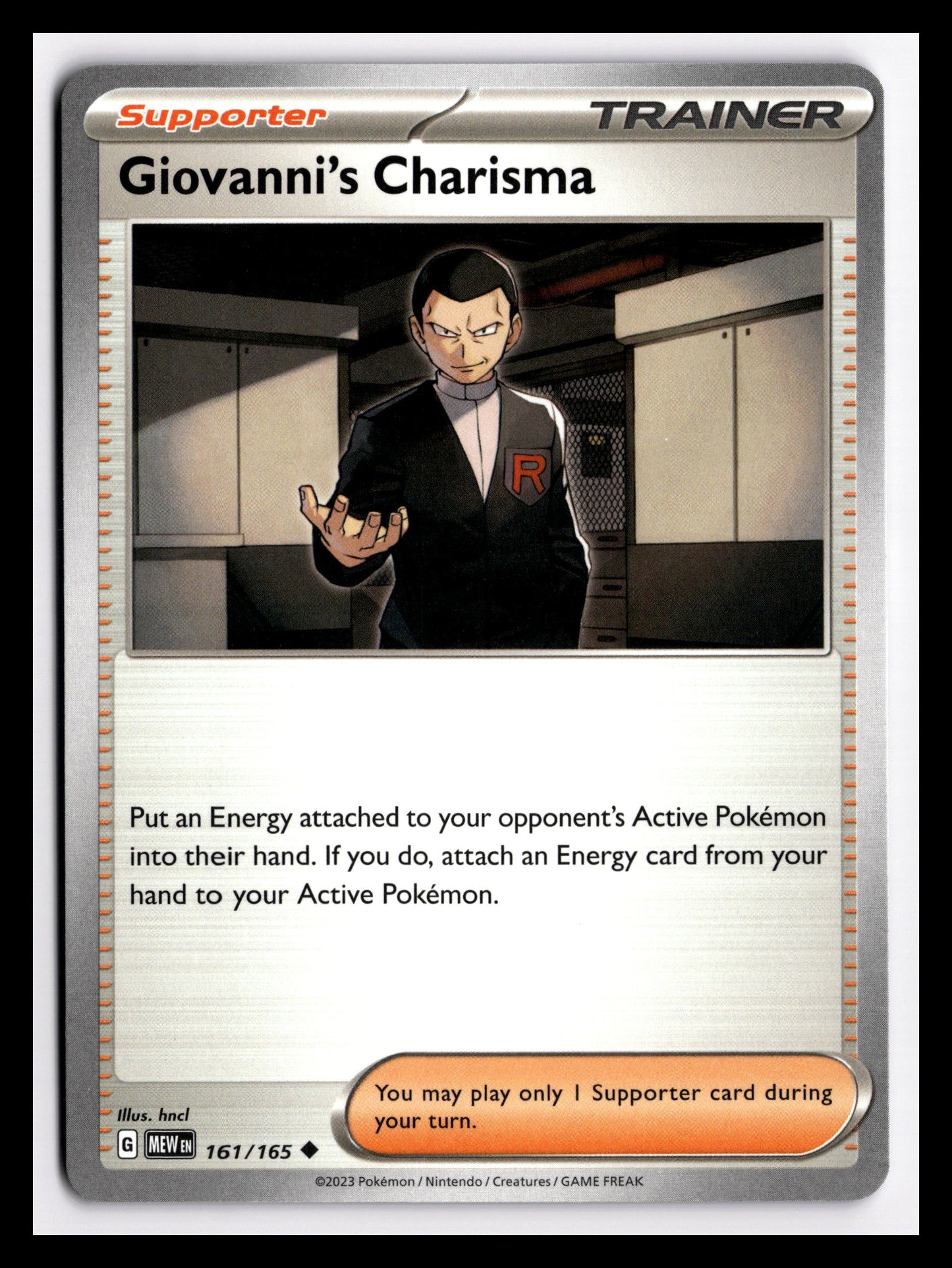 Giovanni's Charisma - 161/165 - SV: Scarlet & Violet 151