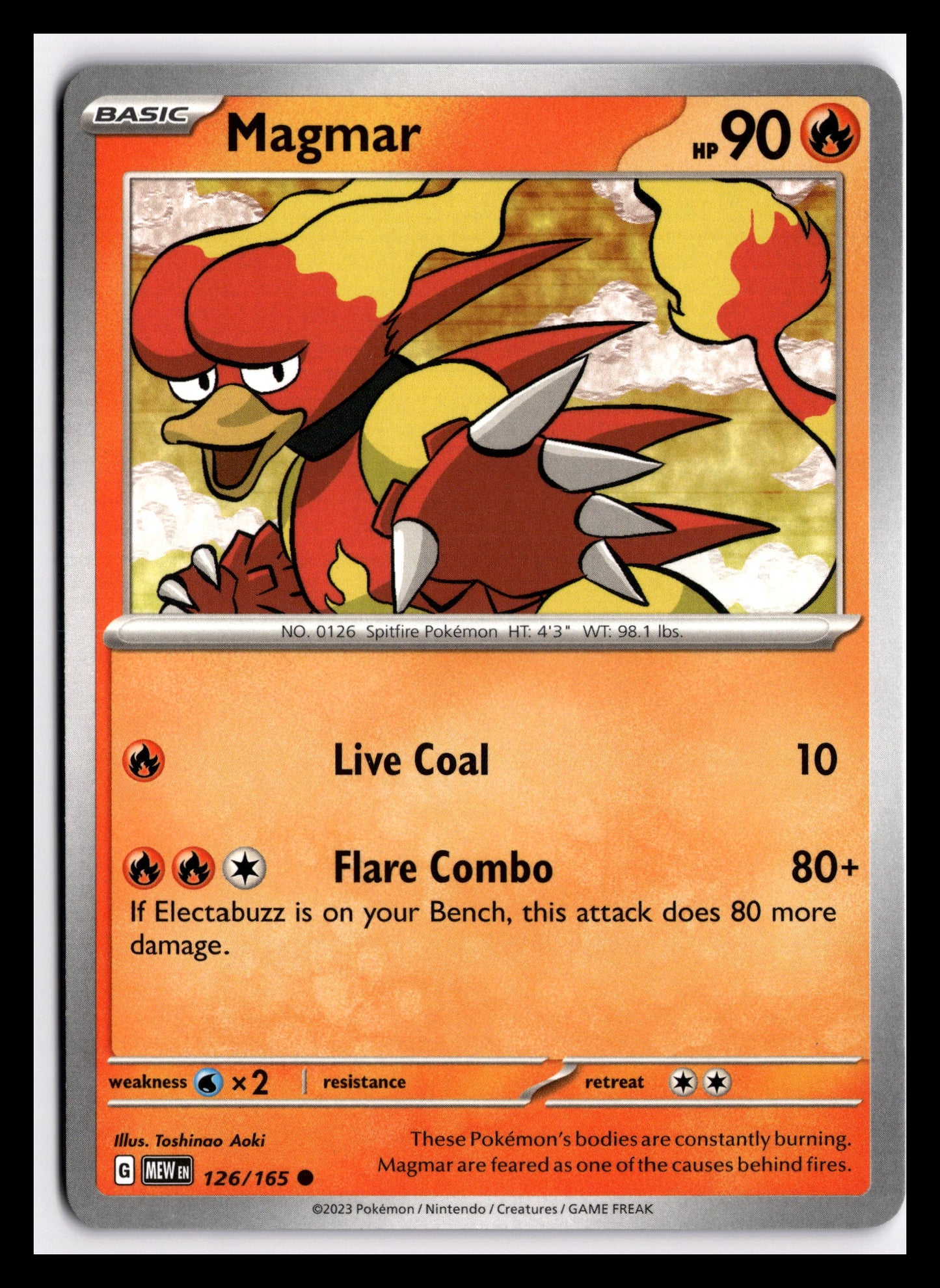 Magmar - 126/165 - SV: Scarlet & Violet 151
