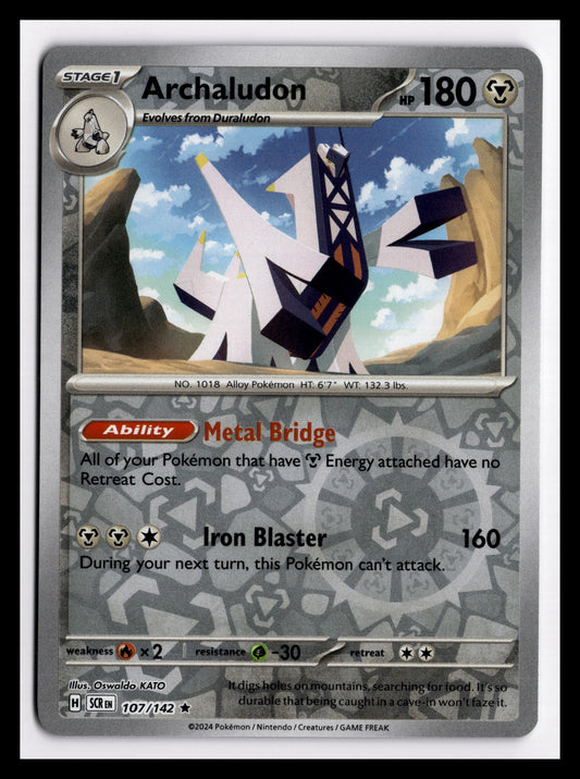 Archaludon - - Rare - SV07: Stellar Crown - 107/142 - NM