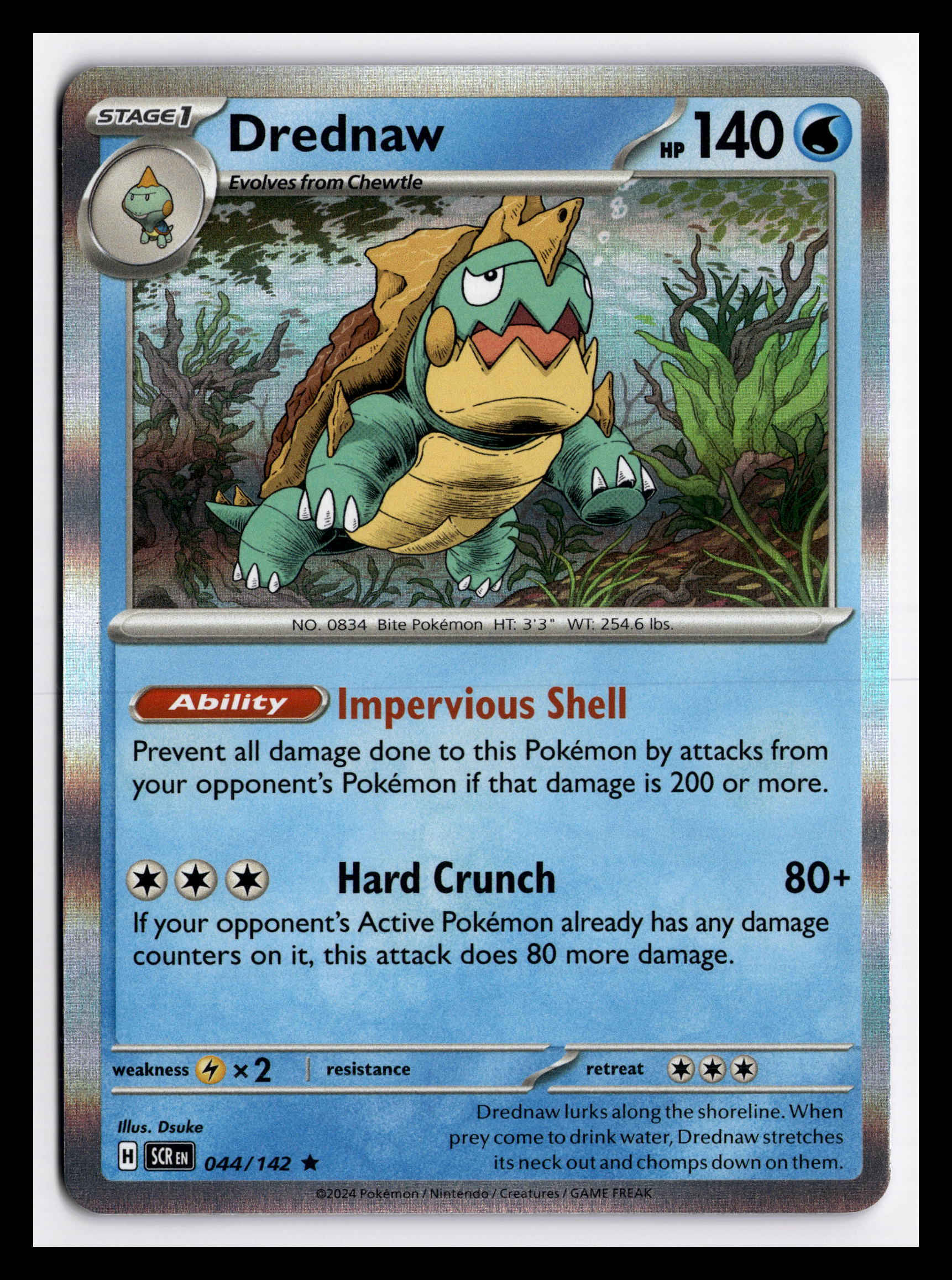 Drednaw - Rare - SV07: Stellar Crown - 044/142 - NM