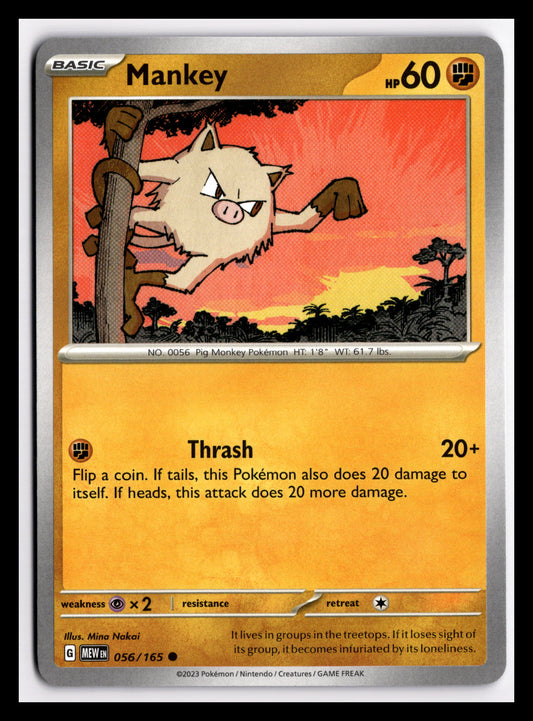 Mankey - 056/165 - SV: Scarlet & Violet 151