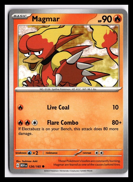 Magmar - 126/165 - SV: Scarlet & Violet 151
