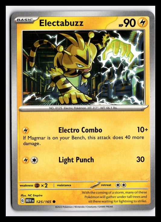 Electabuzz - 125/165 - Miscellaneous Cards & Products
