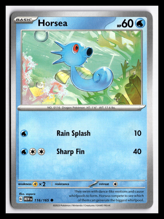 Horsea - 116/165 - SV: Scarlet & Violet 151