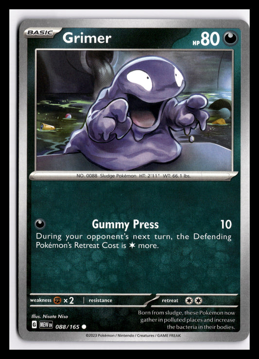 Grimer - 088/165 - SV: Scarlet & Violet 151