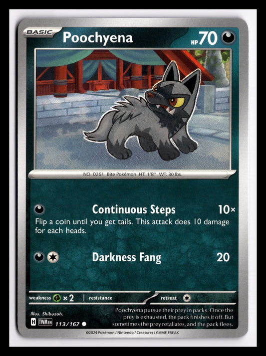 Poochyena - 113/167 - SV06: Twilight Masquerade