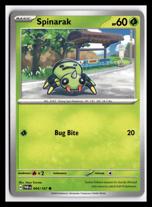Spinarak - 004/167 - SV06: Twilight Masquerade