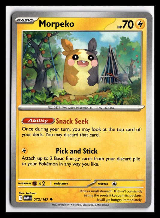 Morpeko - 072/167 - SV06: Twilight Masquerade
