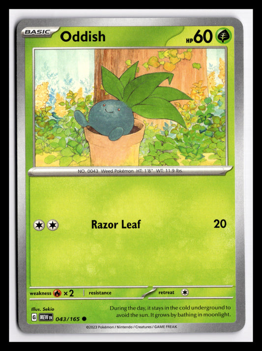 Oddish - 043/165 - SV: Scarlet & Violet 151