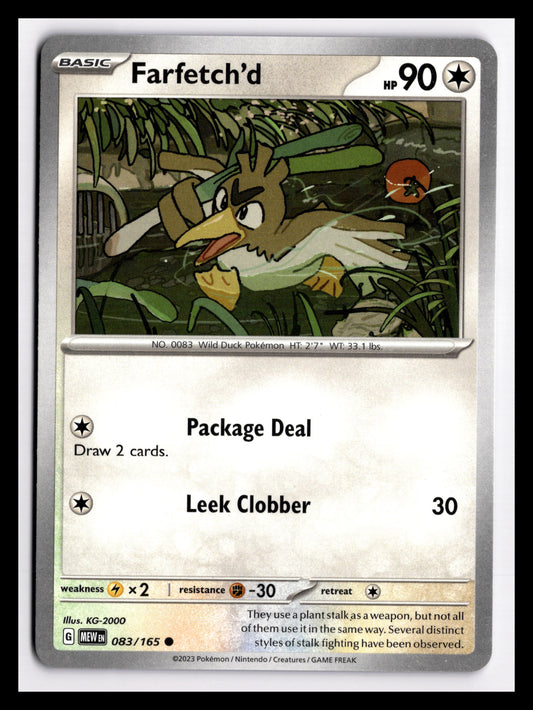 Farfetch'd - 083/165 - SV: Scarlet & Violet 151
