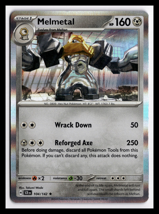 Melmetal - Rare - SV07: Stellar Crown - 104/142 - NM