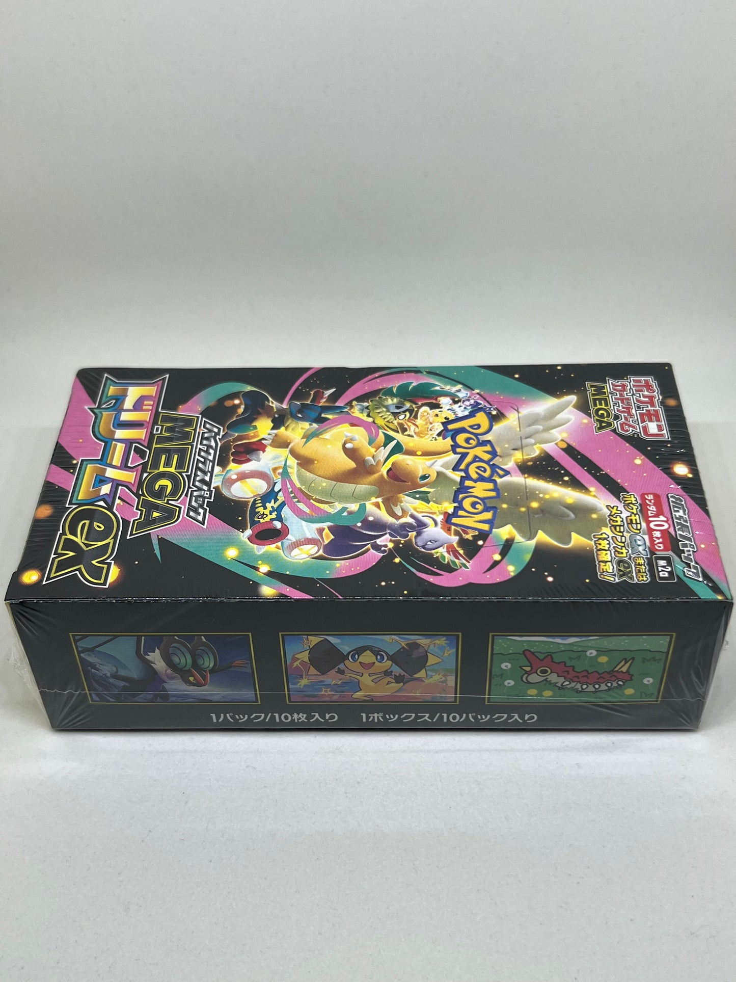 MEGA Dream Japanese Pokémon Booster Box factory sealed right side