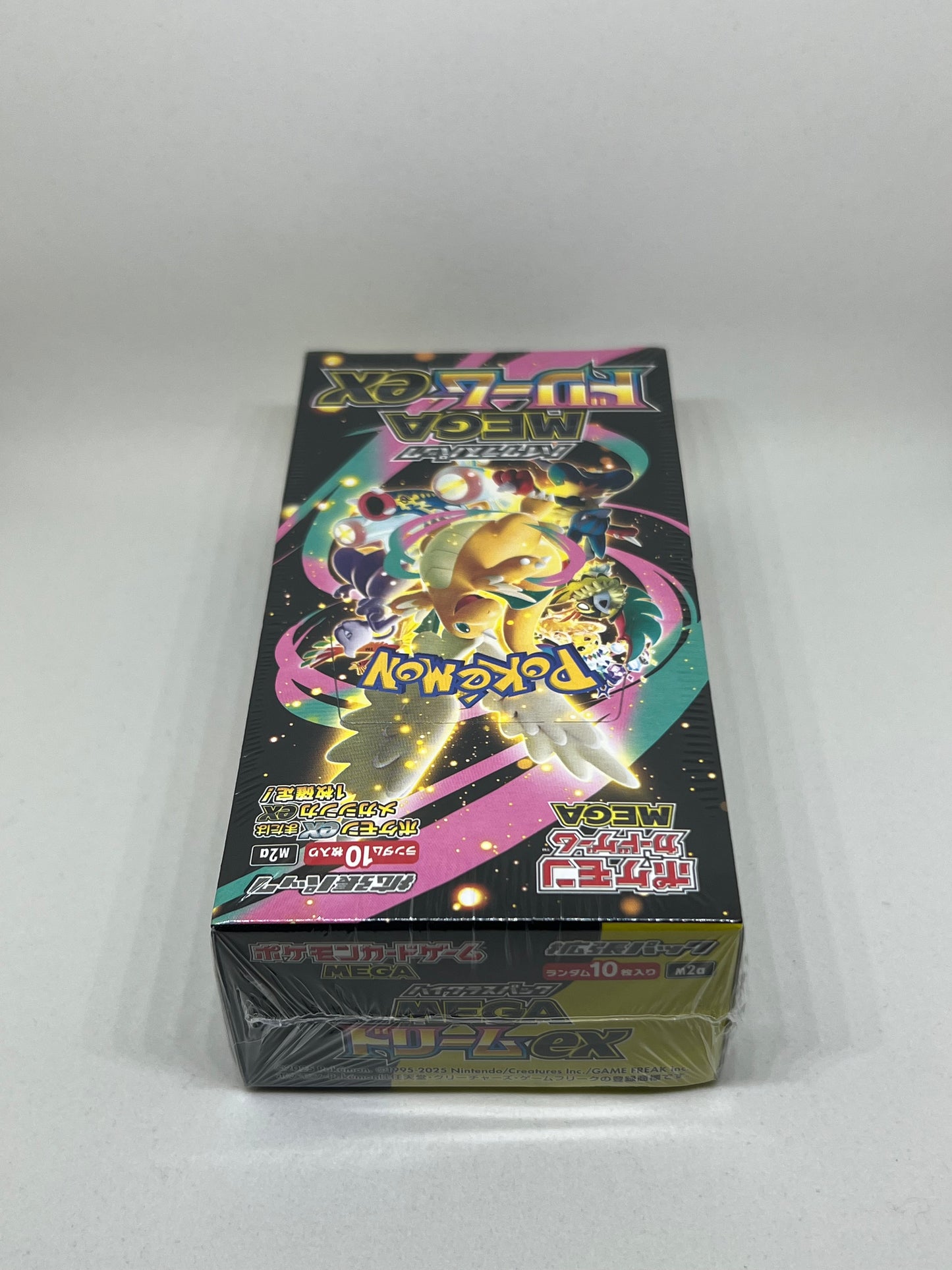 MEGA Dream Japanese Pokémon Booster Box factory sealed back side